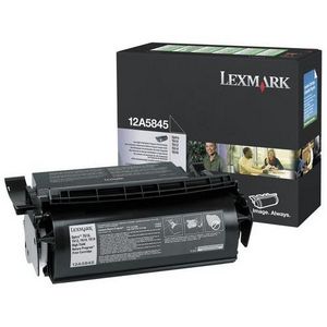 ..OEM Lexmark 12A5845 Black, High-Yield, Return Program, Toner Cartridge (25,000 page yield)