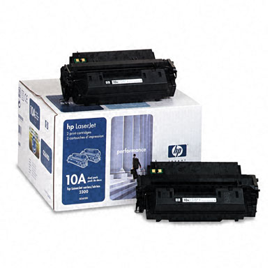 ..OEM HP Q2610D (HP 10A) Black, 2 Pack, Laser Toner Cartridges (6,000 X 2 page yield)