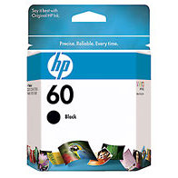 ..OEM HP CC640WN (HP 60) Black Inkjet Printer Cartridge (200 page yield)