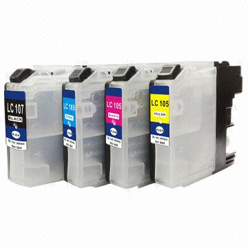 .Brother LC-107BK  XXL Black, Super Hi-Yield, Compatible Ink Cartridge (1,200 page yield)