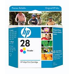 ..OEM HP C8728AN (HP 28) Tri-Color Inkjet Cartridge (240 page yield)