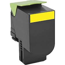 Lexmark 80C1SY0 Yellow Remanufactured Toner Cartridge (2,000 page yield)