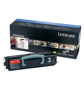 ..OEM Lexmark X203A21G Black Toner Cartridge (2,500 page yield)