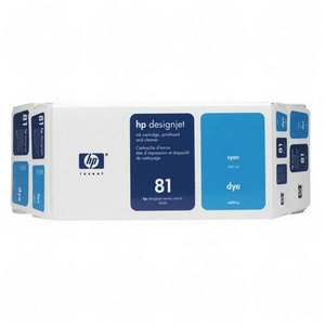 ..OEM HP C4991A (HP 81) Cyan, Value-Pack Cartridge/Printhead/Cleaner