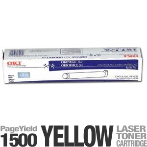 ..OEM Okidata 44250709 (D1) Yellow Toner Cartridge (1,500 page yield)