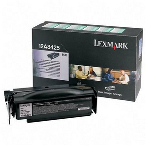 ..OEM Lexmark 12A8425 Black, Hi-Yield, Return Program, Toner Cartridge (12,000 page yield)