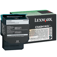..OEM Lexmark C540H1KG Black, Hi-Yield, Return Program, Toner Cartridge (2,500 page yield)