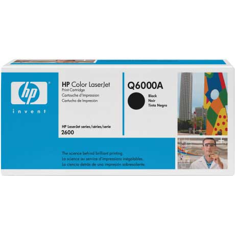 ..OEM HP Q6000A Black Laser Toner Cartridge (2,500 page yield)