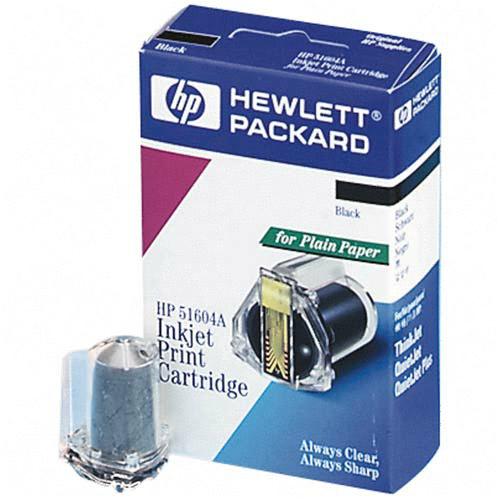 ..OEM HP 51604A Black Inkjet Print Cartridge, 42 ml (500 page yield)