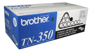 ..OEM Brother TN-350 Black Toner Cartridge (2,500 page yield)