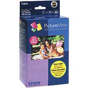 ..OEM Epson T5846 Color Print Pack Ink Jet Cartridge Plus Paper