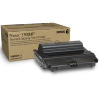 ..OEM Xerox 106R01411 (106R1411) Black Laser Toner Cartridge, Phaser 3300MFP (4,000 page yield)