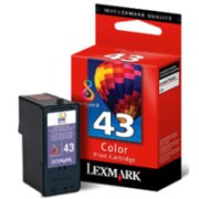 ..OEM Lexmark 18Y0143 (#43XL) Tri-Color, Hi-Yield, Inkjet Cartridge