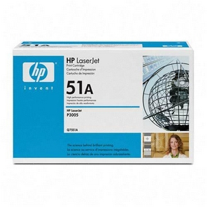 ..OEM HP Q7551A (HP 51A) Black Toner Print Cartridge (6,500 page yield)