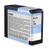 Epson T580500 Light Cyan Pigment Remanufactured Ink Tank, 80 mi