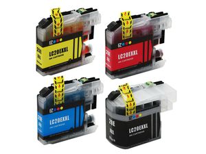 .Brother LC-20EY Yellow Compatible Ink Cartridge (1,200 page yield)