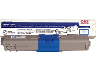 ..OEM Okidata 44469703 Cyan Toner Cartridge (3,000 page yield)