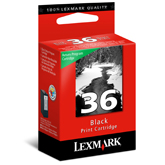 ..OEM Lexmark 18C2130 (#36) Black, Return Program, Printer Inkjet Cartridge (175 page yield)