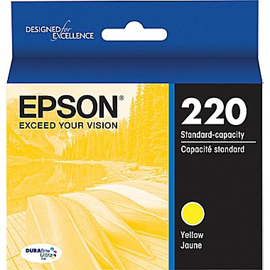 ..OEM Epson T220420 Yellow Ink Cartridge (165 page yield)