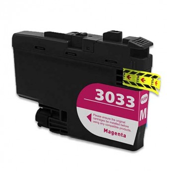 .Brother LC3033M Magenta Hi-Yeild Compatible Ink Cartridge (1,500 page yield)