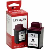 ..OEM Lexmark 15M2971 (#71) Black, Low-Yield, Inkjet Cartridge (271 page yield)