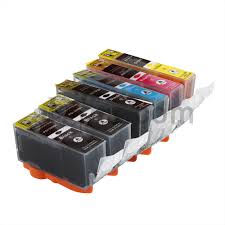 .Canon CLI-221/PGI-220 Combo (4BK/2C/2M/2Y) Compatible Inkjet Cartridges Box