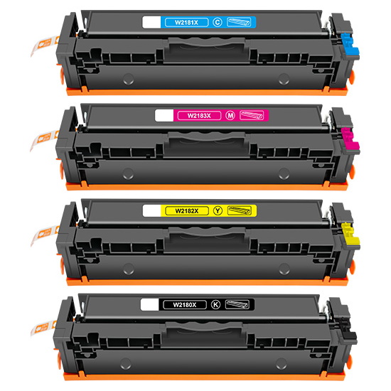 .HP W218X BK/C/M/Y, Hi-Yield, Compatible, 4 pack, Toner Cartridges