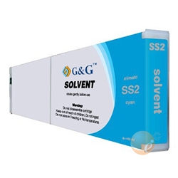 .Mimaki SPC 0380 Cyan Compatible SS2 Solvent Ink Cartridge (440 ml)