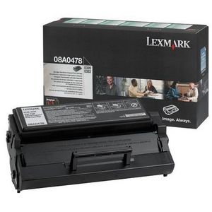 ..OEM Lexmark 08A0478 Black, Hi-Yield, Return Program, Print Cartridge (6,000 page yield)