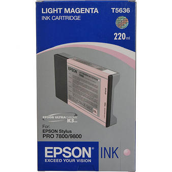 ..OEM Epson T563600 Light Magenta, Hi-Yield, Inkjet Cartridge, 220 ml