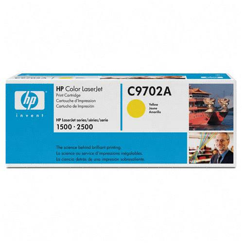 ..OEM HP C9702A (HP 121A) Yellow Toner Cartridge (4,000 page yield)