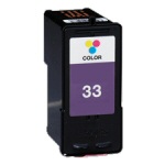 Lexmark 18C0033 (#33) Tri-Color Remanufactured Inkjet Cartridge (190 page yield)