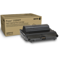 ..OEM Xerox 106R01412 (106R1412) Black, Hi-Yield, Laser Toner Cartridge, Phaser 3300MFP (8,000 page yield)
