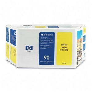 ..OEM HP C5081A (HP 90) Yellow Ink Cart./ Printhead/ Cleaner