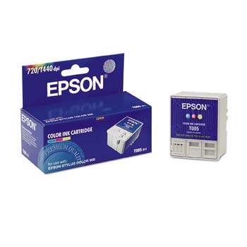 ..OEM Epson T005011 Tri-Color Ink Cartridge (570 page yield)
