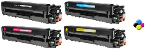 .Canon 5107C001-4PK (067H) BK/C/M/Y, 4-PK Hi-Yield Toner Cartridges