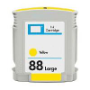 .HP C9393AN (HP 88XL) Yellow, Hi-Yield, Remanufactured Inkjet Cartridge (1,700 page yield)