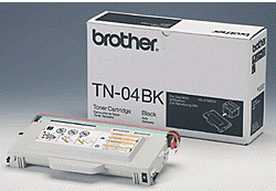 ..OEM Brother TN-04BK (TN04BK) Black, Hi-Yield, Toner Cartridge (10,000 page yield)