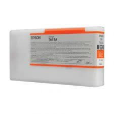 Epson T653A00 Orange Remanufactured Pigment Ink Cartridge (200 ml)
