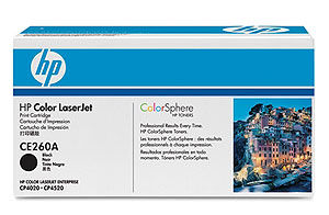..OEM HP CE260A (647A) Black Laser Toner Cartridge (8,500 page yield)