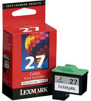 ..OEM Lexmark 10N0227 (#27) Tri-Color Inkjet Cartridge (140 page yield)