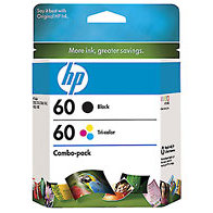 ..OEM HP CD947FN (HP 60) Black/Tri-Color, Combo Pack, Inkjet Printer Cartridges
