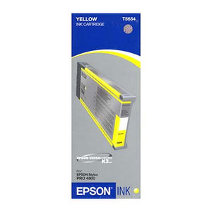 ..OEM Epson T565400 Yellow, Hi-Yield, Inkjet Cartridge, 220 ml