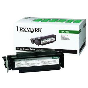 ..OEM Lexmark 12A7410 Black, Return Program, Print Cartridge (5,000 page yield)