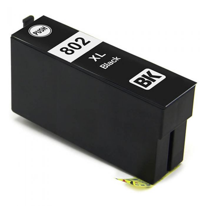 Epson T802XL120 Black Hi-Yield Remanufactured Ink Cartridge (2,600 page yield)