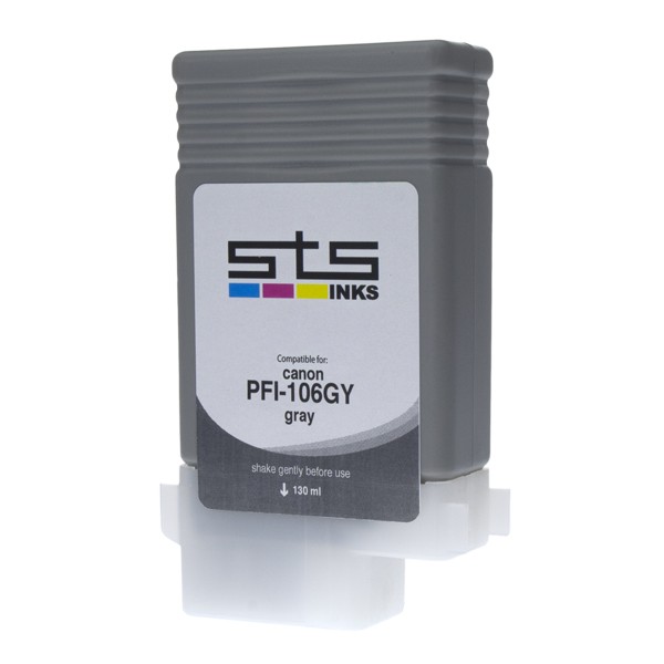 .Canon PFI-106GY Gray Compatible Pigment Ink Cartridge (130 ml)