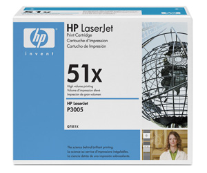 ..OEM HP Q7551X (HP 51X) Black, Hi-Yield, Toner Print Cartridge (13,000 page yield)