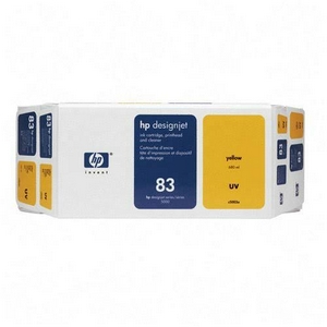 ..OEM HP C5003A (HP 83) UV Yellow Cartridge/Printhead/Cleaner Value Pack