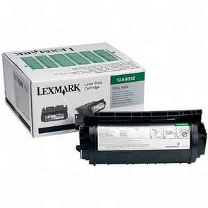 ..OEM Lexmark 12A6830 Black, Return Program, Print Cartridge (7,500 page yield)