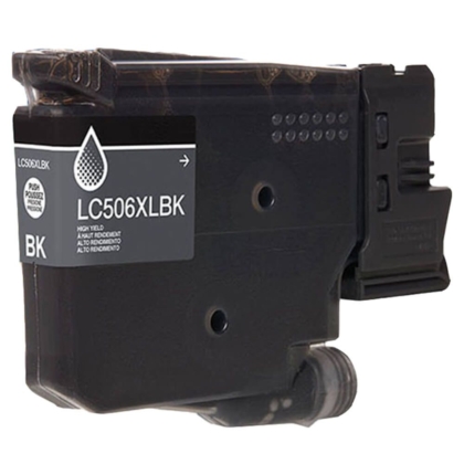 .Brother LC506XLBK Black Hi-Yield Compatible Ink Cartridged (2,500 page yeild)